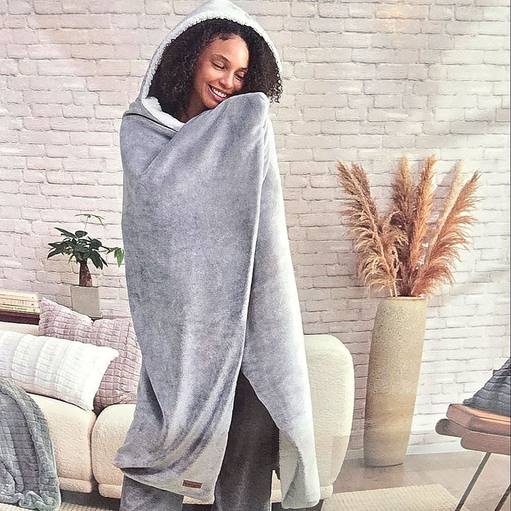 Koolaburra By Ugg Sloan Hooded Throw Blanket